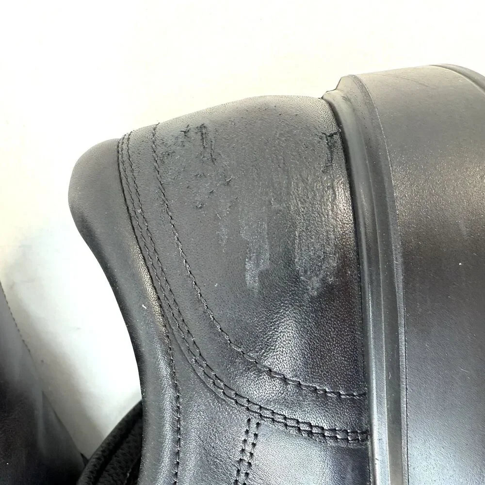 ECCO Helsinki 2 Bicycle Toe Black Lace Up Dress Shoes Men's Size 44 EU